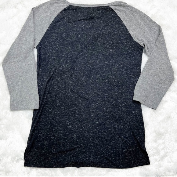 Nirvana Raglan Baseball Varsity 3/4 Sleeve T-Shirt Women’s S - Picture 3 of 5